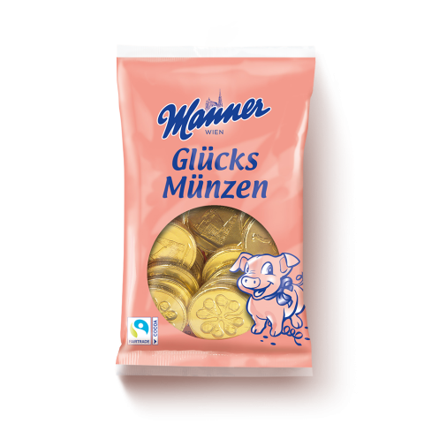 Manner Glücks Münzen 68g