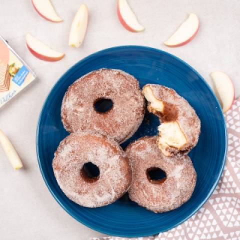 Manner Apfel-Zimt-Doughnuts